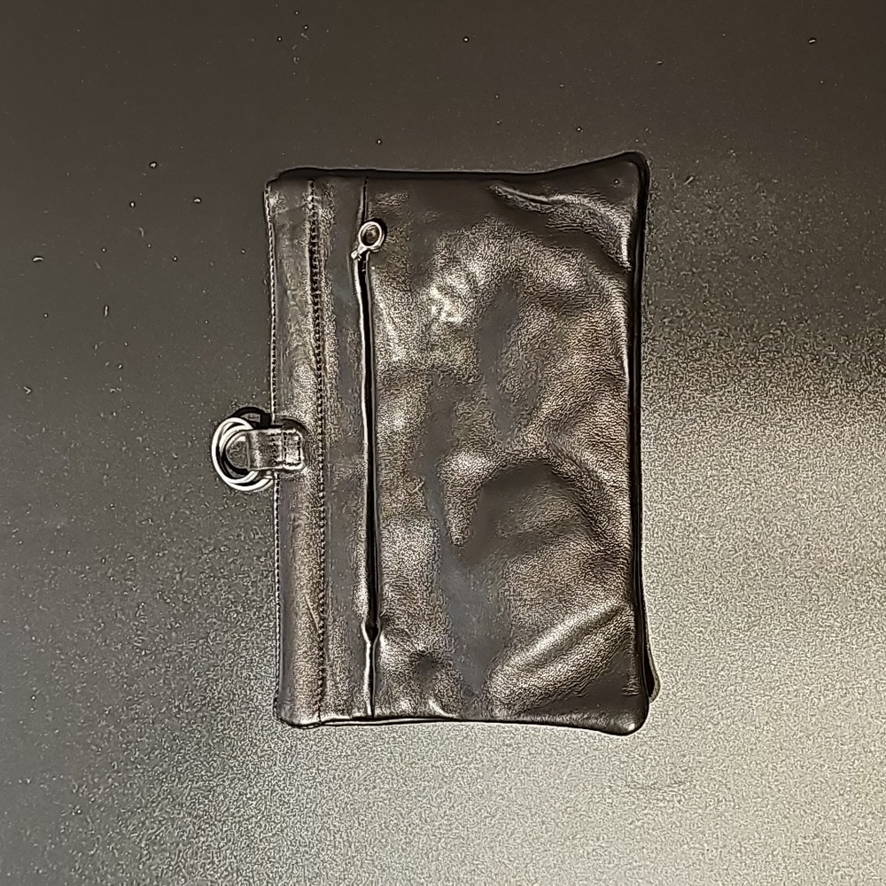 Vintage clutch leather
